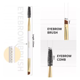 Docolor Store Brocha Para Cejas Docolor Duo, Brocha Profesional Para Cejas