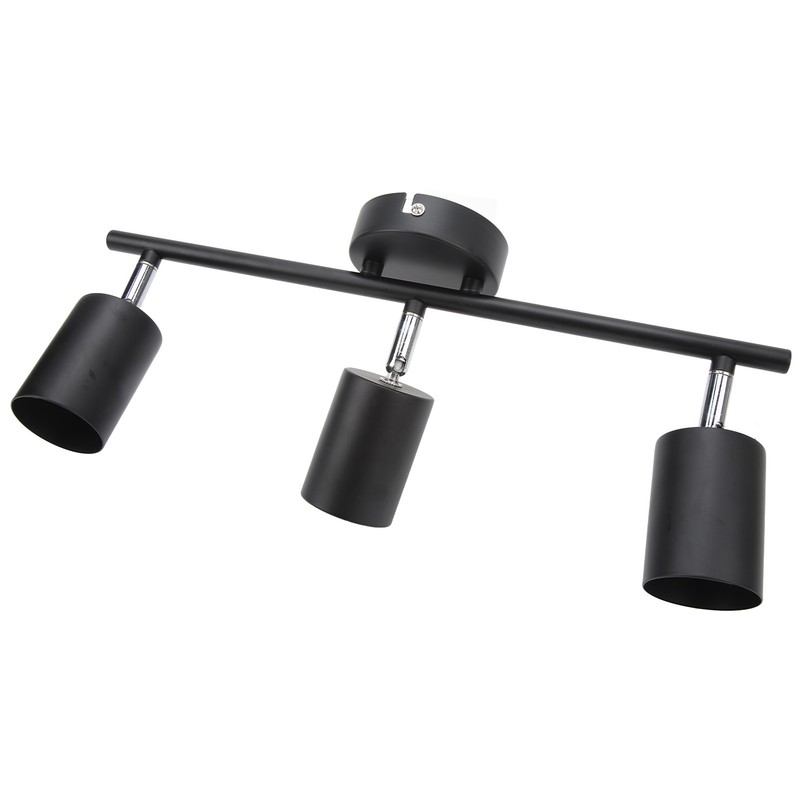 LED Track Light Kit 3 Heads 15.9in Arm 90 Degrees