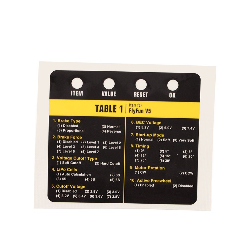 LED Program Card Box Brushless Universal ESC Programming Card for