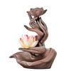 Faderr Backflow Incense Burner Buddha Incense Burner Ceramic Incense Cones