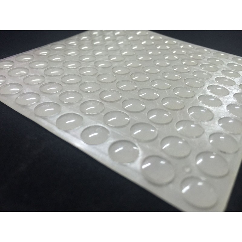 HAWORTHS Small Door Bumpers Self-Adhesive Clear Rubber Feet Tiny Hemispherical