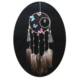 Qingsm Handmade Antique Bells Exquisite Heart Butterfly Moon Dream Catcher Home Hanging …