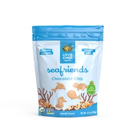 Love Child Organics Sea Friends Chocolate Chip Cookies, 4.9 oz