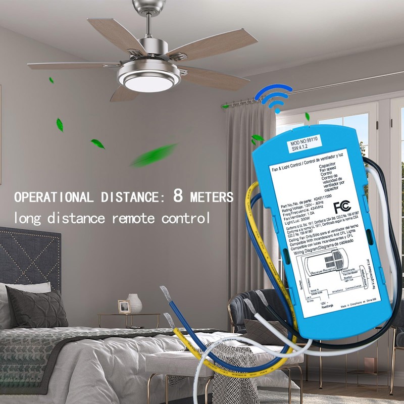 PZL Replacement Receiver for Hunter Ceiling Fan Blue Receiver K243111000