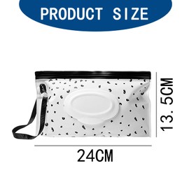 JCUGSBS Pack of 3 Wet Wipes Bag for Babies, Wet Wipes Box on the Go, Reusable Wet Wipe Bag, Wet Wipes Container for On the Go, Home, Office