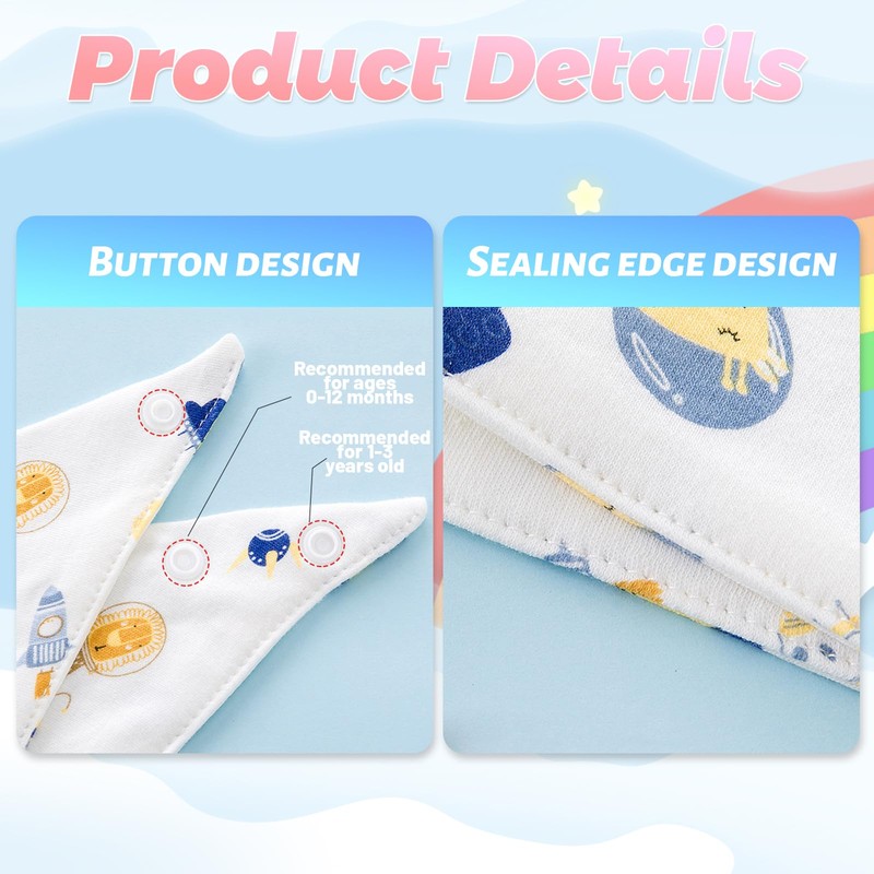 5Pcs Baby Bibs, Waterproof Bibs, Bibs, Baby Bib, Newborn Bibs,