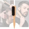 Zestjewel Boar Bristle Slick Back Hair Brush for Sleek Ponytail