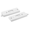 Prime-Line F 2801 2-5/16 In., White Plastic, Spring-Loaded Tilt Latch