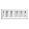 IMPERIAL MANUFACTURING 3X10 Floor Register, RG0223, White