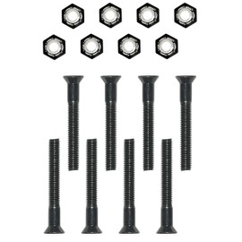 OMG! (OMG!) Skateboard, Skateboard Deck & Trucks Plus Screws Hardware (1, 1.5 inches - Black)