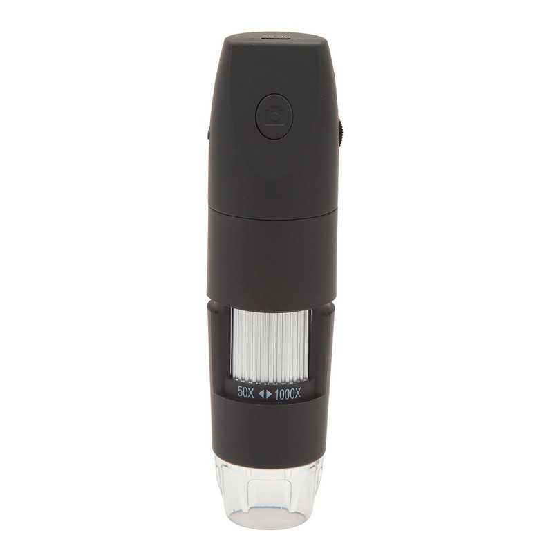 Handheld Electron Microscope 50X‑1000X 1920x1080P 8LED Lights USB Wifi Wireless