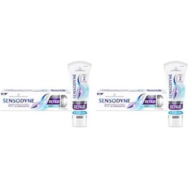 Sensodyne Clinical REPAIR, Zahnpasta für empfindliche Zähne mit 5% NovaMin, für langanhaltende Linderung, 75ml (Packung mit 2)