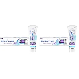 Sensodyne Clinical REPAIR, Zahnpasta für empfindliche Zähne mit 5% NovaMin, für langanhaltende Linderung, 75ml (Packung mit 2)