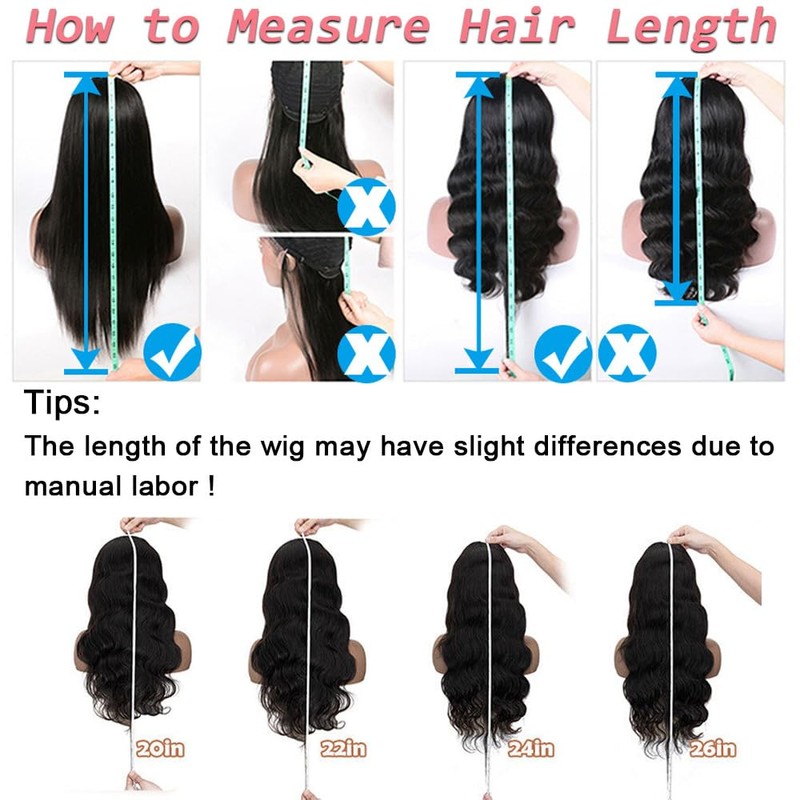 LJZYW Glueless Wigs Human Hair Pre Plucked Pre Cut 5x5