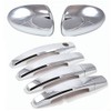 GHXSport Chrome Durable ABS Door Handle and Side Mirror Covers