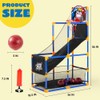 JOYIN Juego de baloncesto para niños con 4 bolas y