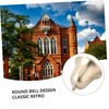 Sosoport Brass Ring Chime Classic School Bell Design Call Service