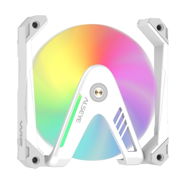 ALSEYE W12 Pro 120mm ARGB PWM Desktop Case Fan, Aluminum
