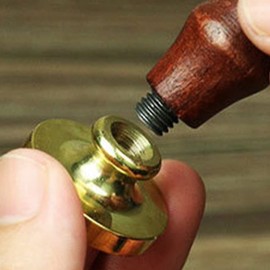 IWOWHERO 1 Set Vintage Wax Seal Stamp Handmade Copper Head Sealing Stamp for Envelope Sealing for Weddings Invitations and Special Occasions Lightweight and Portable Design
