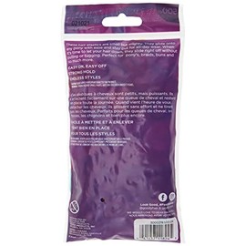 Goody Kids Ouchless Polyband Hair Ties, 500 Ct, Assorted Colors (Glitter), Latex Elastic Bands, Easy Glide, Ultra-Strong Hold Accessories for Girls & 