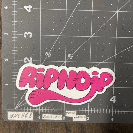Rip N Dip Adult Humor Sticker For Skateboard Phone Guitar Ect Mat116