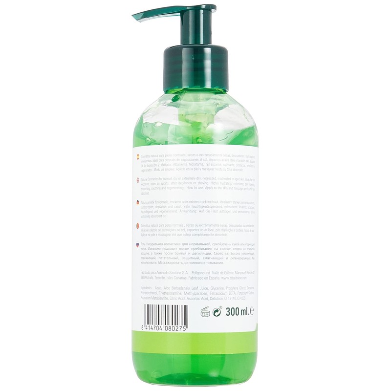 TABAIBA Hydragel Moisturising Gel with Aloe Vera Tabaibaloe 2 Units,