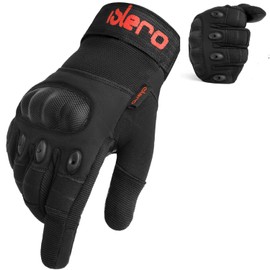 Islero High-Performance Motorbike Gloves For Men And Women - Premium Quality Full Finger Breathable Touchscreen Motorcycle Riding BMX ATV MTB Gloves (XXL)