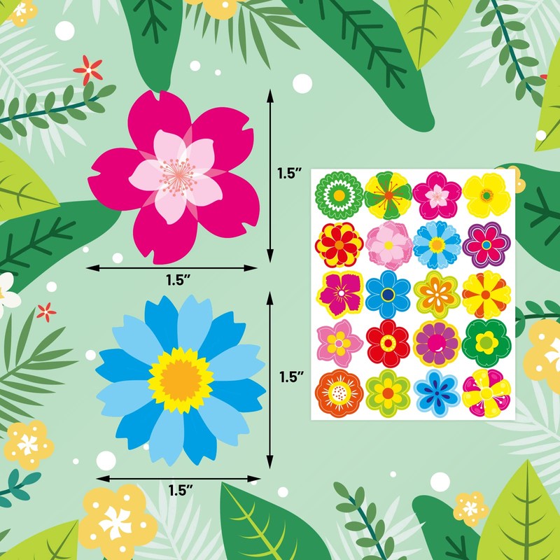 Flower Stickers Sheets