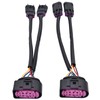 Farpida 2Pcs Conversion Harnesses Quad Housing to Projector Headlight Fits
