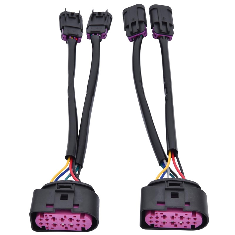 Farpida 2Pcs Conversion Harnesses Quad Housing to Projector Headlight Fits