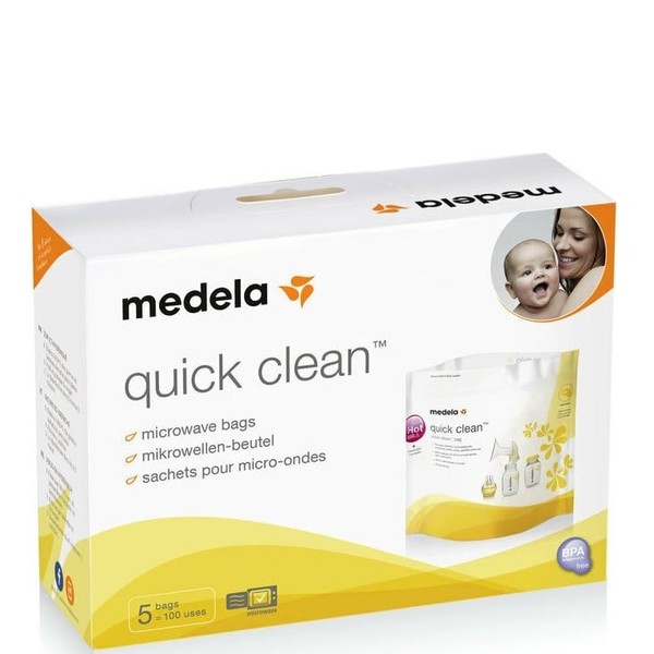 Medela Quick Clean Microwave Sterilization Bags, 5pcs
