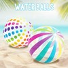 2 Stück Wasserball Aufblasbar,Beachball Wasserblasenball,Wasserspielzeug Pool Spielzeug Kinder WasserbäLle,Schwimmkugeln Bunt,Aufblasbarer