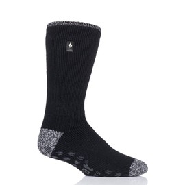 Heat Holders Men's Siskin Slipper Socks Black/Men's 7-12