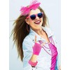 Disfraz de los 80's Mujers, 5 Conjunto de Accesorios para