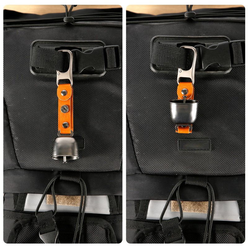 Bear Bell and Whistle, Magnetic silencer leather bear bell and