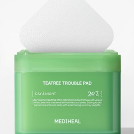 Mediheal Tea Tree Trouble Pads 100 Sheets + 100 Refill Sheets / 메디힐 티트리 트 러블 패드 100매+리필 100매