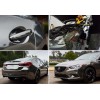 AUTOGOODY 84" x 60" Dark Chrome Mirror Black Vinyl Film
