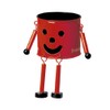 K-E I GREENHOUSE Tin Man Pot S 2786-C-RD Red