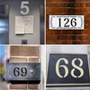 BTORER 10inch 0 to 9 Large Number Stencils Set, 10Pcs