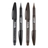 big mouth IPKN Lively Plus Pen Eyeliner (Set of 2) Smudge-proof brush pen - Black+Black / 입큰 라이블리 플러스펜 아이라이너 (2개구성) 번짐없는 붓펜 - 블랙+블랙