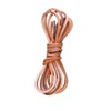 Actica Cowhide Leather Shoelaces, Camel