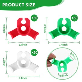 Pack of 150 Plant Benders, 90 Degree Training Plant Benders with Low Load, Plant Clips with Low Load, Plant Clips for Bending, Plant Stems (1 Size)