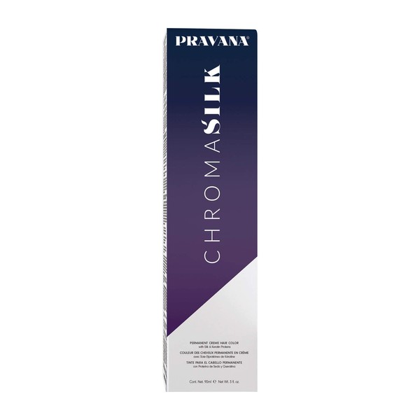PRAVANA ChromaSilk Creme Hair Color with Silk & Keratin Protein, 7.4 Copper Blonde