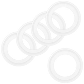 M METERXITY 5-Pack 64mm OD Silicone O-Rings Gasket, O-Rings Seal Gasket for 1.77" Clamp/Compressor Valves Pipe Repair/Sink Plug/Bathtub Plug/Sealing Faucets, Washer Clamp