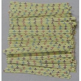 Candy Molds N More Twist Ties, Assorted Colors and Quantities (Spring Flower, 100)