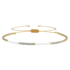 KELITCH Bohemian Women's Bracelets Colourful Miyuki Beads Friendship Bracelets Adjustable Bracelets, Miyuki, No-Gem-Tye