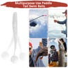TIXIPEM 30-Pack T-Tail Soft Fishing Lures 2.17 in White