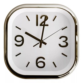 Rm Regalomex Reloj Análogo De Pared Cuadrado Plástico