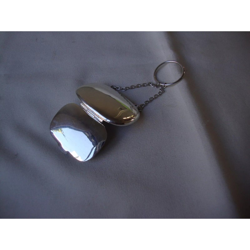 VINTAGE HANDMADE RECTANGLE SILVER 925 PILLBOX/LOCKET