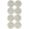 Scratch Guard 1-1/2" Felt Round Pads(8 Per Pack) Extra Strength